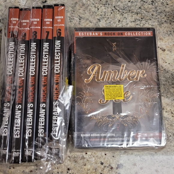 Esteban's Rock On Collection Guitar Lessons NEW 1-10 Amber Ice - Picture 5 of 8